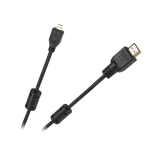 Cabletech economic HDMI &ndash; microHDMI kabelis 1.8m