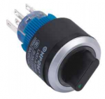 Sukamasis jungiklis su raudonu ap&scaron;vietimu LAS1-AWY-22X/31/R/12V AC/DC