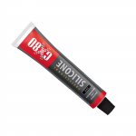 Profesionalus silikonas 80ml juodos spalvos CX-80
