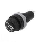 Stiklinio saugiklio lizdas 5x20mm - SAUGIKLIS - tvirtinimas prie korpuso