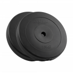 Bituminių svarelių rinkinys 2x15kg, skylė 31mm, klasikinė plok&scaron;tė, REBEL ACTIVE