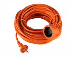 PR-160 tinklo ilgintuvas 1 lizdas be įžeminimo 20 m oranžinis (2x1.5 mm)
