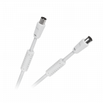 TV-Video kabelis baltas su filtrais 15m