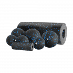 Masažo volelio rinkinys, mini volelis, 2 rutuliukai, 2 dubuoliukai, 6 elementai, juoda ir mėlyna, EPP medžiaga, REBEL ACTIVE