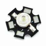 Power LED Star 3W LED - mėlynas su radiatoriumi