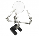 Plok&scaron;tės laikiklis litavimui su lupa