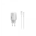 MicroUSB 2400 mA tinklo įkroviklis