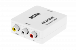 Signalo keitiklio AV lizdas - CHINCH CVBS + AUDIO - HDMI lizdas