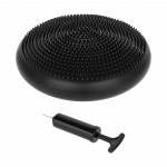 Reabilitacinė sensorinė pagalvė 33cm + pompa, juoda, REBEL ACTIVE