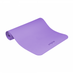Gimnastikos kilimėlis jogai, pilatesui, fitnesui, 183x61cm, 4mm storio, TPE medžiaga, violetinė, REBEL ACTIVE
