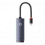 Tinklo adapteris Baseus Lite Series USB-C - RJ45 &ndash; pilkas