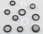 Guminis sandariklis su i&scaron;gaubtu filtru 19 mm - Skalbimo ma&scaron;inos filtras - du&scaron;o žarna