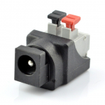 DC lizdas 5.5x2.1mm su greita jungtimi ir v2 mygtukais