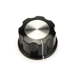 MF-A03 potenciometro rankenėlė - bakelito rankenėlė su varine &scaron;erdimi 6.35mm