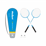 Badmintono rinkinys, grūdintas plienas, REBEL ACTIVE
