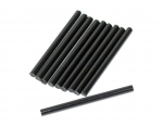 Klijų lazdelės diametras 11.2mm ilgis  200mm - juoda
