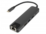 USB-C RJ45+HDMI K-03 tinklo plok&scaron;tė