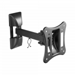Sieninis laikiklis 13-27 colių juodas LPA51-111 (vertikalus ir horizontalus reguliavimas)