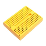 Breadboard 170 laukų &ndash; SYB-170 &ndash; geltona &ndash; Arduino prototipų konstravimas