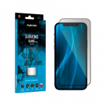 MyScreen DIAMOND GLASS LITE edge FULL GLUE apsauginis stiklas Apple iPhone 12 Pro Max 6.7" - juodas