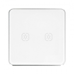 2 kanalų Sieninis jungiklis Tuya LS2 ZigBee