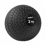 Mažas medicininis kamuolys reabilitacijos pratimams Slam Ball 23cm 2kg, REBEL ACTIVE