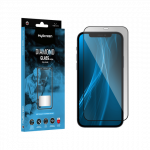 MyScreen DIAMOND GLASS LITE edge FULL GLUE apsauginis stiklas Apple iPhone 12/12 Pro 6.1" - juodas