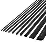 Cabletech termi&scaron;kai susitraukiantis vamzdelis 1.5mm-1m Juodas