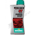 Alyva MOTOrex POWER SYNT 10W/50 Sintetinė - 4T - 1L