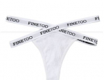 Seksualūs stringai su juostelėmis Spica - XL , Balta