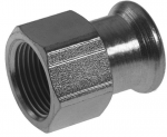 Nerūd. plieno Therm Inox pres. jungtis 28 x 3/4", su vid. sriegiu