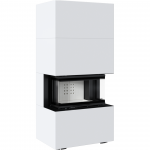 Plieninis židinys NBC7 HOME EASY BOX Balta