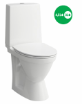 Kombinuotas unitazas RIGO, horizontalus, 4,5/3 ltr., apatinis de&scaron;. vand. įvadas, baltas