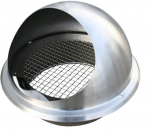 Lauko grotelės su tinkliuku VLB d160 mm, ovalios