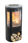 Krosnelė CONTURA C856G:3 Style, juoda, su akmens apdaila (998458, 203150)