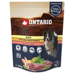 Ontario tro&scaron;kinys &scaron;unims i&scaron; antienos ir daržovių sultinyje, 300 g, Pouch Duck with vegetables in broth