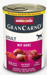 Animonda GranCarno Adult Beef + Heart: konservai &scaron;unims su &scaron;viežia jautiena ir &scaron;irdimis, 400 g
