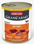 Animonda GranCarno Adult Duck: konservai suaugusiems &scaron;unims su &scaron;viežia antiena, 800 g