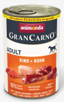 Animonda GranCarno Adult Beef + Chicken: konservai &scaron;unims su &scaron;viežia jautiena ir vi&scaron;tiena, 400 g