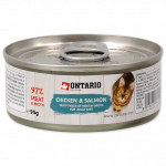 Ontario super premium konservai katėms su vi&scaron;tiena ir la&scaron;i&scaron;a, 95 g