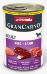 Animonda GranCarno Adult Beef + Lamb: konservai &scaron;unims su &scaron;viežia jautiena ir ėriena, 400 g