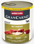 Animonda GranCarno Adult Rumen: konservai suaugusiems &scaron;unims su galvijų prieskrandžiais, 800 g