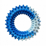 Žaislas &scaron;uniui - Guminis dygliuotas kvepiantis žiedas, 14 cm