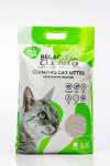 Natūralus bentonitinis su&scaron;okantis kraikas katėms BelaClean obuolių kvapo 10l / 8 kg
