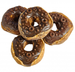 Skanėstai &scaron;unims - Spurgos su vi&scaron;tiena ir pupmedžiu, 10 vnt., 500 g, P49