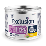 Exclusion Hypo konservai &scaron;unims su putpelėmis ir žirniais, 200g