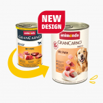 Animonda GranCarno Adult Beef + Turkey: konservai suaugusiems &scaron;unims su jautiena ir kalakutiena, 400 g