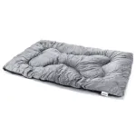Nobleza gultas &scaron;uniui, pilkas 130x100x13cm