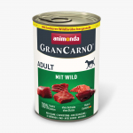 Animonda GranCarno Adult Beef + Wild: konservai suaugusiems &scaron;unims su &scaron;viežia jautiena ir žvėriena, 400 g