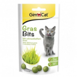 GimCat skanėstai katėms - vitaminizuotos tabletės su žole Gras-Bits, 40 g